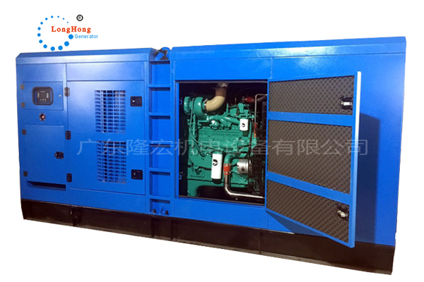 300KW千瓦康明斯低噪音柴油发电机组 375KVA NTA855-G4